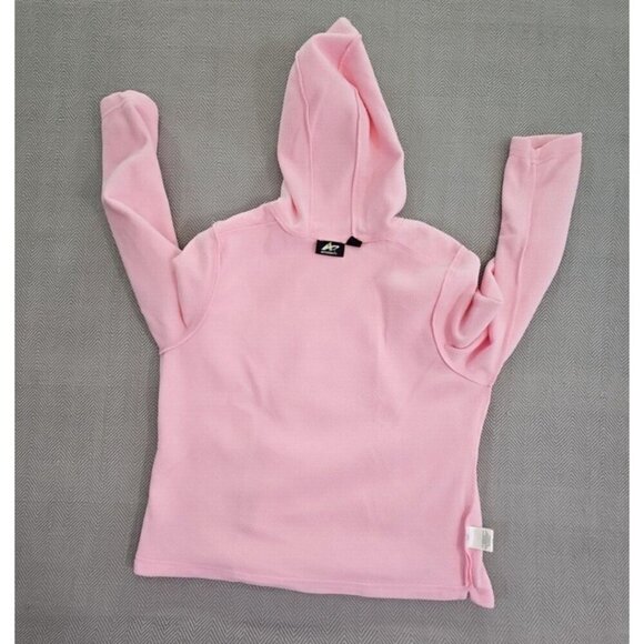 Athletech Hoodie Women's Large Pink Fleece Kangaroo Pockets Long Sleeve Warm - Picture 8 of 16